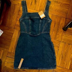 Reformation Jeans Laguna Dress Denim size 6